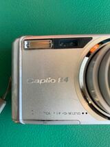 ★中古 スレ傷あり RICOH 2006年製 デジタルカメラ Caplio R4 シルバー リコー 手持ちカメラ 部品取り他★_画像2