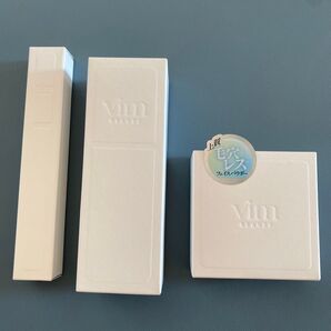 vim beauty プライマー、パウダー、ミスト3点セット