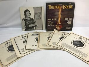 レア TRISTAN und ISOLDE LP 6枚 オペラ Georg Solti WAGNER NILSON LONDON ffrr 英国製 現状ジャンク T0073028