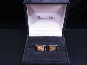 ◎№1975◎■美品■【Dior】ディオール【シルバー・ゴールド】■カフス♪