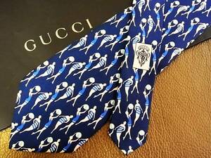 ♪№ｒ2167◆美品グッチ【GUCCI】【ビーチバレー】ネクタイ