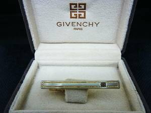 *N2105*# прекрасный товар # Givenchy [ серебряный * Gold ]# галстук булавка!