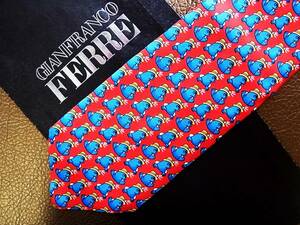 ♪№ｒ2646◆美品◆【ＦEＲＲＥ】ジャンフランコ フェレ【もぐら モグラ】ネクタイ