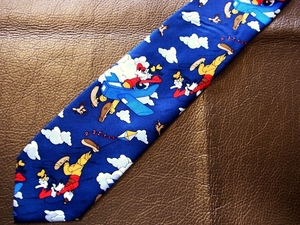 !NK0096* beautiful goods *[ Disney ] Goofy. necktie 