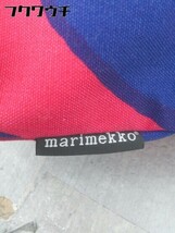 ■ Marimekko マリメッコ 総柄 2WAY ハンド ショルダー バッグ ピンク ブルー系 レディース_画像4