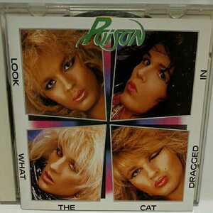 POISON「LOOK WHAT THE CAT DRAGGED IN」国内盤　初期盤　32DP