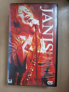 映画　[VHS]　ビデオテープ　JANIS A FILM ジャニス・ジョプリン ライブ ドキュメンタリー 字幕スーパー カラー97分 オリジナル全長版