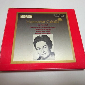 即決 輸入盤「Caball in Recital」カバリエ 1965年ブエノスアイレス