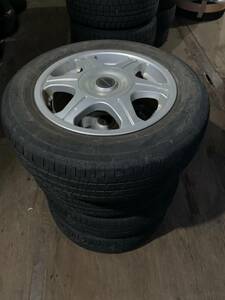 Y497 165/70R14 TOYO トーヨー 2014年 PCD100 4H 5.5J +38 4本セット キャップ付き