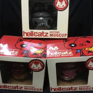 ヘルキャット　マグカップ3個セット　hell catz デビロボッツ