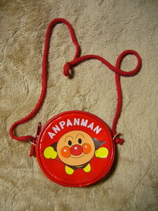  Anpanman ...... небольшая сумочка портфель сумка красный красный цвет диаметр 135.-30. длина. шнур. ... свободно изменение ... прекрасный товар 