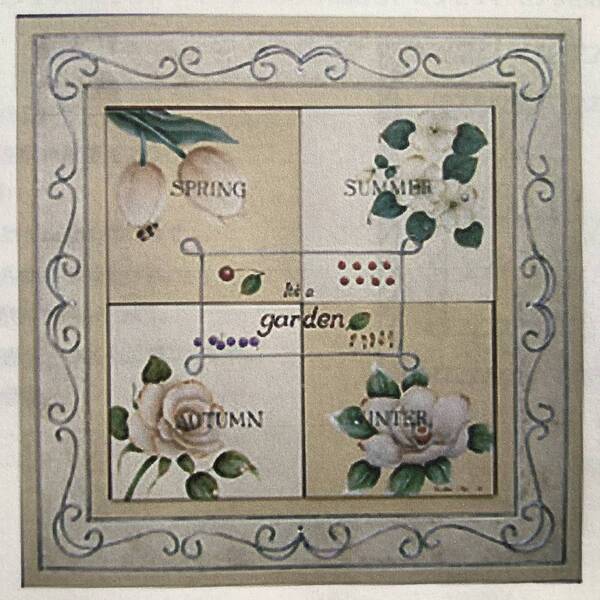 手芸図案■ARTBOOK_OUTLET■O9-036★送料無料 アクリル TOLE デザインパケット 沖昭子 It’s a Garden 価格交渉可能