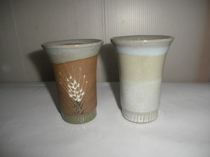@@ 有田焼　ビアーカップ　麦酒　ビールカップ　2個　陶器　