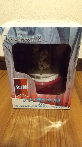 未使用非売品。オラフのスノーイングドーム。