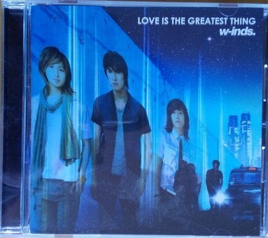 w-inds ウインズ 「 LOVE IS THE GRATEST THING 他 全4曲 」 中古CDシングル 送料込み