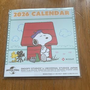 日本生命2026スヌーピー卓上カレンダー