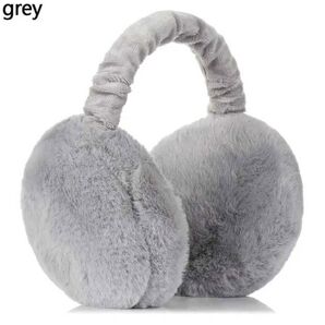 新品未使用 イヤーマフラー イヤーマフ 耳あて グレー