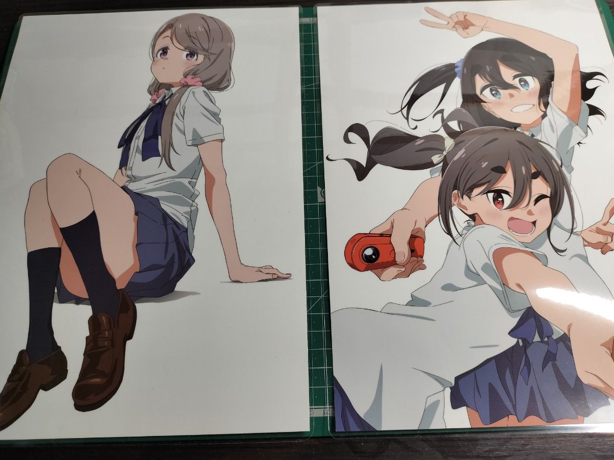 mono敷島桜子、雨宮さつき、霧山アンピンナップポスターA4サイズラミネート加工