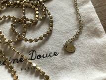 未使用　新品　袋付き　MEDECINE DOUCE メデゥスィン・ドゥース　ネックレス　真鍮　フランス　パリ　ロングネックレス_画像9