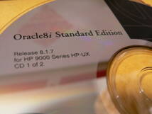 送料最安 140円 ORA14：Oracle8i Standard Edition Release 8.1.7 for HP9000 Series HP-UX CD2枚組_画像2