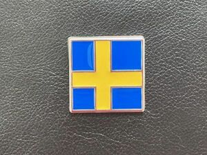 送料無料 スウェーデン 国旗 メタル ボルボ エンブレム SAAB S40 v40 V50 V60 V70 xc40 XC60 S80 C70 VOLVO サイド フェンダー トランク