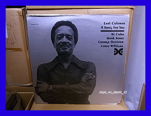 Earl Coleman/A Song For You/US Original/5点以上で送料無料、10点以上で10%割引!!!/LP