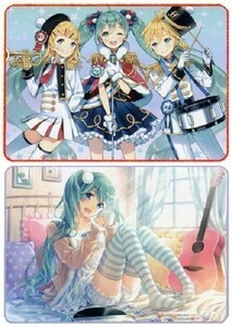 初音ミク 鏡音レン 鏡音リン VOCALOID 描き下ろしブランケット 全2種セット 希少 非売品 新品未使用品