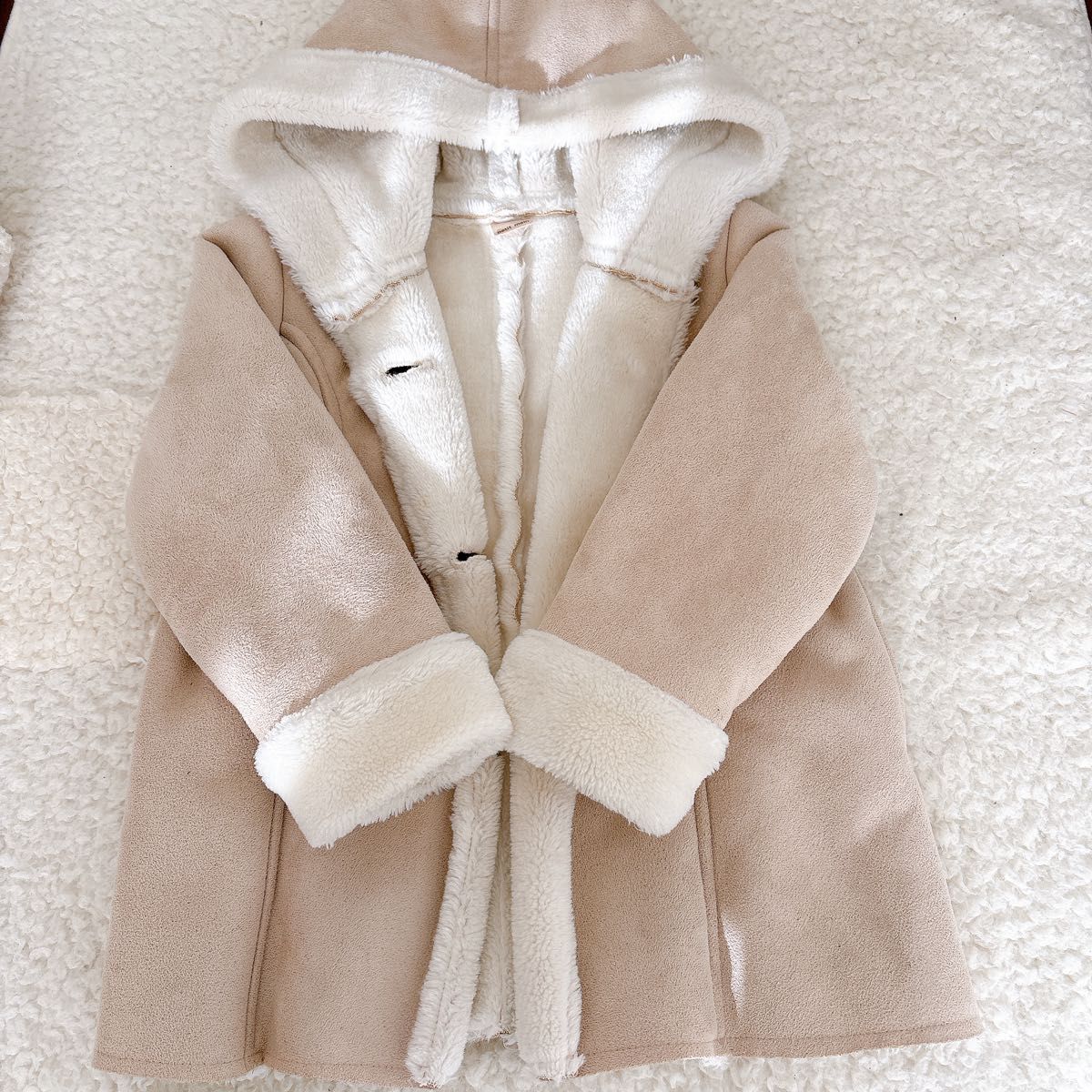 110㎝　ムートン素材　アウター　petit main