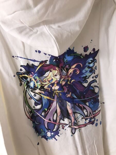 激レア モンスターストライク ルシファー カラーグラフィックパーカー Lサイズ ドンキ ドンキホーテコラボ モンスト ホワイト 白