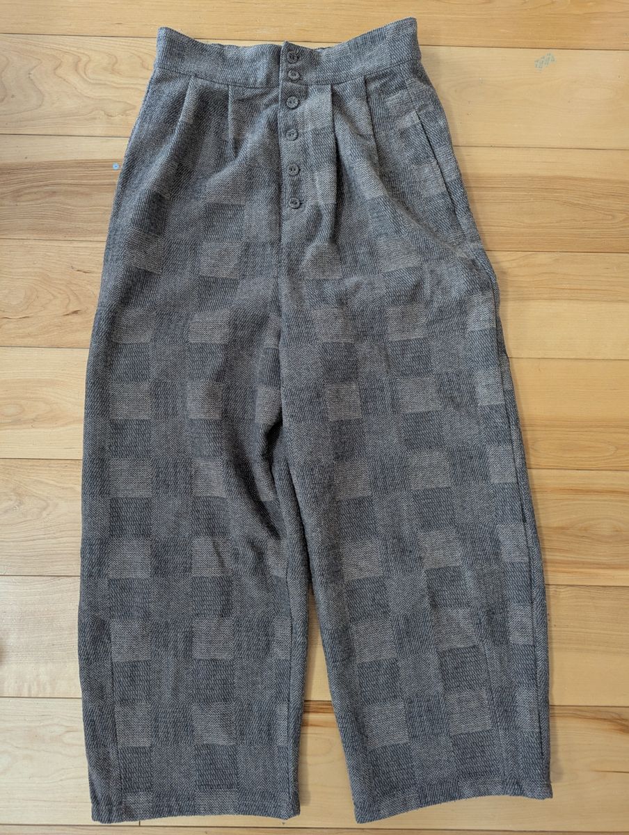 ワイドパンツ パンツ チェック柄　サマンサモスモス