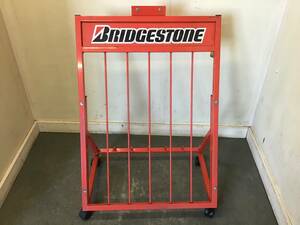 ** Bridgestone exhibition for rack steel made stopper attaching Gifu departure 12/22