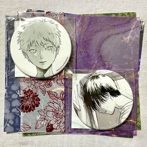 光が死んだ夏 オンラインくじ 76mm 缶バッジ D-2、D-5 ヒカル よしき 2点セット