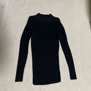 無印良品 リブハイネック セーター