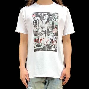 新品 未使用 セクシー ファッション モデル コラージュ ポスター アート Tシャツ S M L XL ビッグ オーバー サイズ XXL~5XL ロンT パーカー