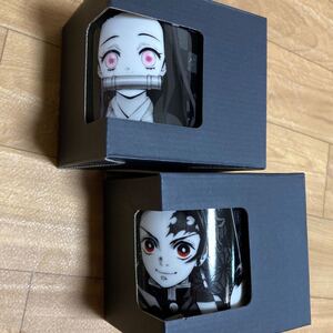 鬼滅の刃 竈門炭治郎 竈門禰豆子 モノクロームマグ マグカップ 新品!ねずこ