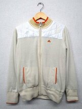 S0342:adidas golf アディダス ゴルフ セーター 生成/L/ ニット ハーフジップ ゴルフウェア _画像1