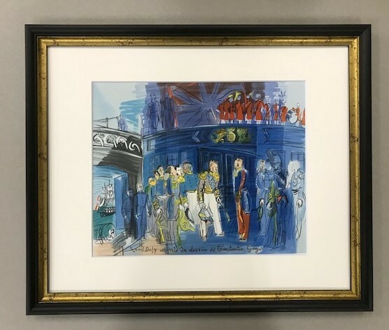 【特価】　≪　　ラウル 　デュフィ 　　≫　　リトグラフ【石版画】　　LA PRINCE DE JOINVILLE　　1965年　　RAOUL　 DUFY