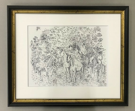 【特価】　≪　　ラウル 　デュフィ 　　≫　　リトグラフ【石版画】　　DESSIN　　1965年　　RAOUL　 DUFY