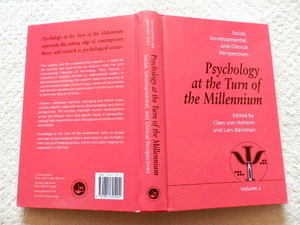 ◎.　Psychology at the Turn of the Millennium, Volume 2: Social, Developmental and Clinical Perspectives