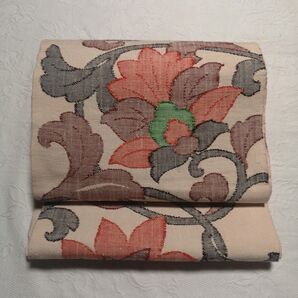 名古屋帯 正絹 紬地 紬織り 着物