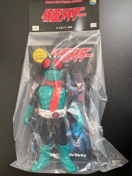 未開封 メディコムトイ 仮面ライダー1号 桜島 ソフビ スタンダード 面取れ 東映レトロソフビコレクション