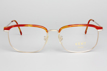 【新品・未使用】KENT Gentleman's Eyes TITAN フルリム マットゴールド/ブラウンデミ RE/BR(342) 8526 56□17 145 MADE IN JAPAN _画像1