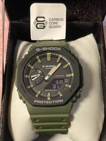 ※値下げ★送料込【未使用】カシオ G-SHOCK GA2110SU 緑 カーボンコア 国内正規品 デジアナ