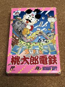 送料無料♪ 電池交換して発送♪ 端子メンテナンス済 ファミコンソフト スーパー桃太郎電鉄 動作品　同梱可能　FC ファミリーコンピュータ