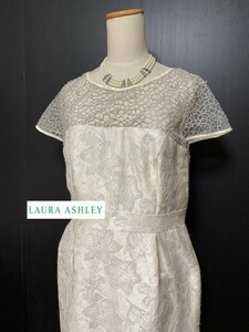 LAURA ASHLEY Вечернее платье No 11 с вышивкой и вышивкой (UK12 EUR38 USA8)