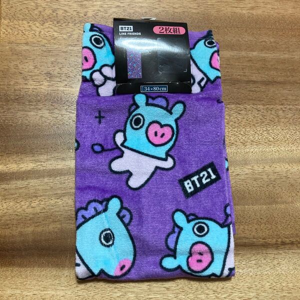 BT21 フェイスタオル マン J-HOPE しまむら