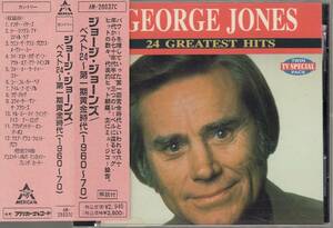 輸 George Jones (ジョージ・ジョーンズ) 24 Greatest Hits◆規格番号■TVCD-6012◆送料無料■即決●交渉有