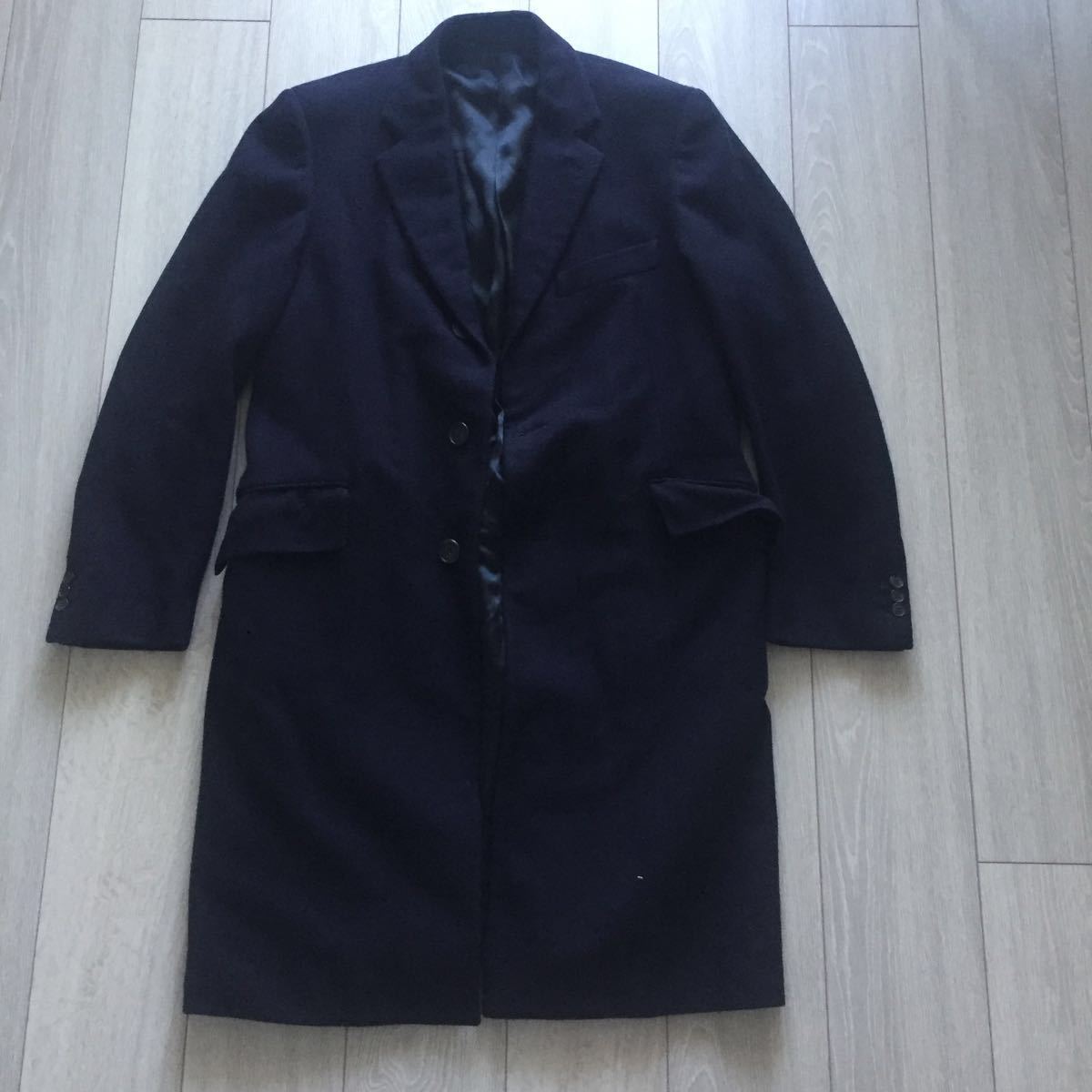 ベルベスト Belvest チェスターコート 未使用 グレー