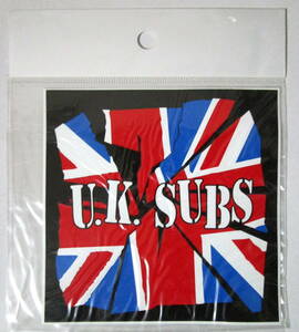 UK Subs Union Jack Logo Sticker ユニオンジャック ロゴ ステッカー Charlie Harper/UK Punk Rock Hardcore