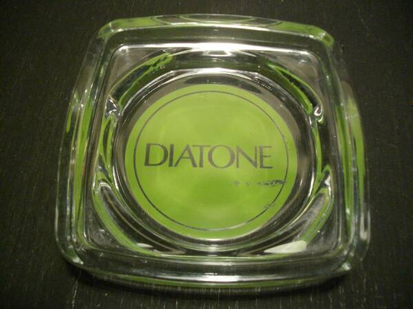 【灰皿】オーディオ愛好家必見★DIATONE Ashtray ★ダイアトーンのロゴの入ったガラス製灰皿★非売品？珍品？★国産音響物蒐集★蔵出し物